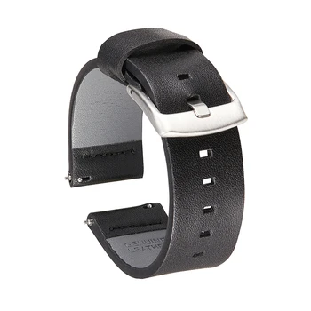 Hitro Sprostitev Mehko Usnje jermenčki za Moški Ženske Zapestnica za Samsung Galaxy Watch Band 18 mm 20 mm 22 mm 24 mm Watchband