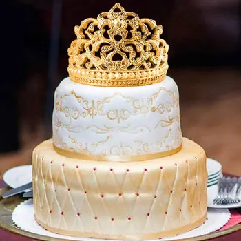 Baročni Slog Krono Silikona, Fondat Smolo Sugarcraft Plesni Pecivo Pokal Torta Dekoraterstvo Kuhinja Orodje