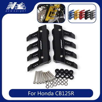 Za Honda CB125R cb 125r Motoristična Oprema CNC Aluminija Blatnika Stransko Zaščito Blok Spredaj Fender Strani Anti-Padec Drsnik