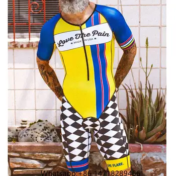 Mens Triatlon Obleko, Ljubezen, Bolečino, Črna Aero Tri Obleko Pro Kolesarski Uniforme Roupa De Ciclismo Masculino Plavati/Run/Kolesarska Oblačila