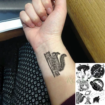 Nepremočljiva Začasni Tattoo Nalepke, Velike Rakovice Tatto Hipokampusu Seks Tattoo Halloween Flash Tatto Ponaredek Tattoo, Za Ženske In Moške