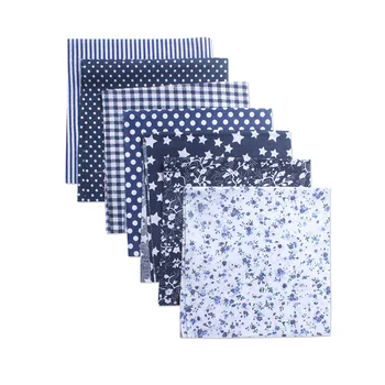 100 Barve 25*25 cm Bombažne Tkanine za Šivanje Mozaik Needlework Cvet Natisnjeni Krpo Scrapbooking DIY Ročno Obrt Materiala