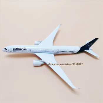 20 cm Zraka Nemčiji Airlines, Lufthansa Airbus 350 A350 Airways Letalo Model Zlitine, Kovinski Model Letalo Diecast Zrakoplova