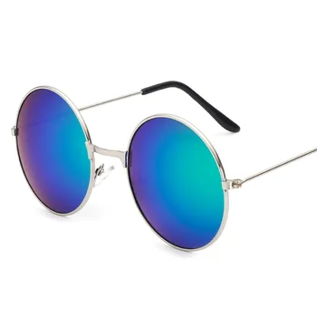 Krog Kovinski Okvir za Očala Za Moške Steampunk sončna Očala Ženske Modni Trendi Sončniki UV400 Blokiranje Lunettes 2021 Premaz