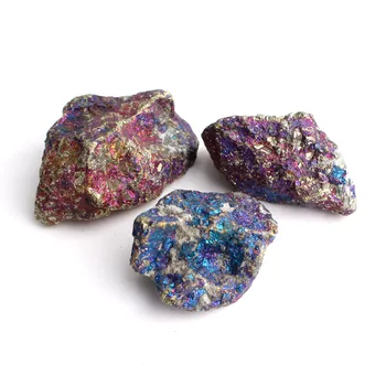 1PC Naravnih Pisane Grobo Bornite Crystal Rock Kamen Surove rude Primerkov Mineralov, Zdravilnih DIY Dekoracijo