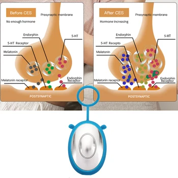NOVO Microcurrent Spanja Holding Spanja Instrument Pomoči USB Polnjenje Pritiska, Lajšanje Spanja Naprave Hipnoza instrument Massager