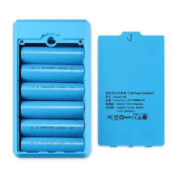 QC3.0 PD 6x18650 Baterije Primeru DIY Moči Banke Lupini Napolnjenosti Baterije Škatla za Shranjevanje 95AF