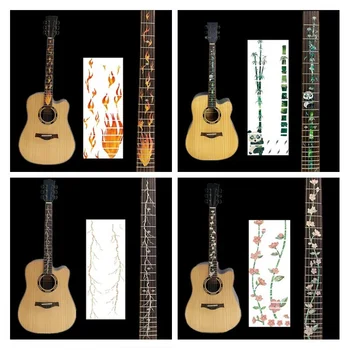 20 Stilov Kitara Fretboard Decals Podolgovat Nalepke Vratu Kitare Priklop Bas, Ukulele Tanke Nalepke Okraski Kitaro Pribor