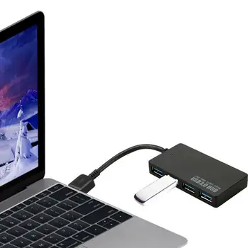 2021 Nov Ultra Tanek USB 3.0, 4 Port Multi Vozlišča za Podatke Širitev Produkti z Visoko Hitrostjo 5 Gbps USB Adapter Za Prenosnik MacBook usbhub
