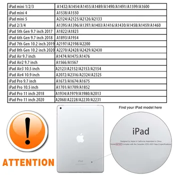Srčkan Živali Serija Tablet Kritje velja za Apple IPad Zraka 4 10.9