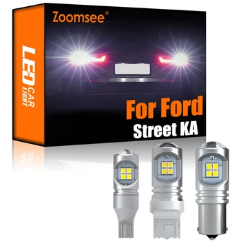 Zoomsee 2Pcs Bela Povratne LED Za Ford KA Ulica 2003-2005 Canbus Zunanjost Backup Napak Zadaj Rep Žarnica Luči za Vozila Lučka