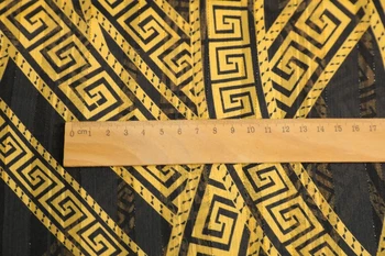 Tanko Šifon Tkanine Z Zlato Nit Lahko Vidijo Skozi Šifon Tissus DIY Mozaik Šivalni Material Za Ženske obleke Šivanje krpo