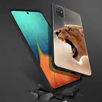 Telefon Primeru Za Coque Samsung Galaxy A41 A51 A71 A10 A20E S A21 A31 A70 A80 A90 tiger, lev, leopard
