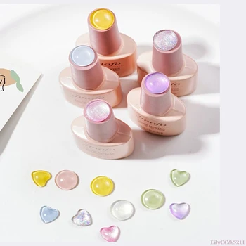 40pcs Stekla Nail Art Zaslon, ki Prikazuje Gel lak Modelov Barve Odbor Nasveti Kartico