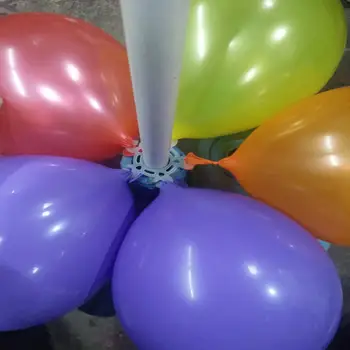60pcs/veliko Balon Sponke, Plastične Sponke Nosilec Arch Balon Priključek Posnetek Obroč, Sponke Za svate Balon Dodatki