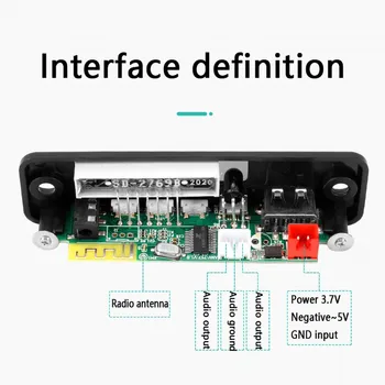 Lossless APE Dekodiranje Spektra Brezžični Zvočnik Modul močnostni Ojačevalnik Podpira TF USB, AUX Bluetooth V5.0