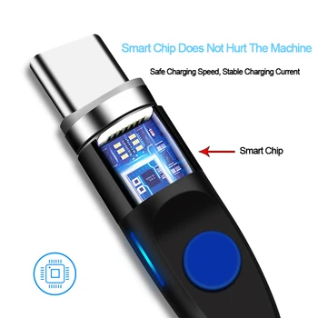 Magnetni Micro USB Tip C Kabel 3A Hitro Polnjenje Podatkovni Kabel Za iPhone 12 Pro Max 11 Mobilni Telefon, Polnilec za Hitro Polnjenje USB Kabel