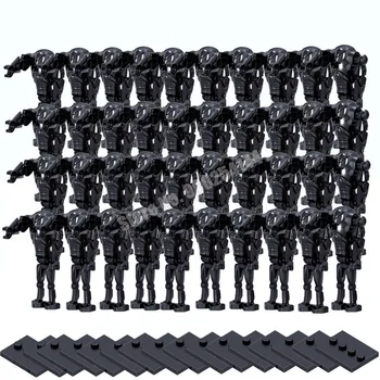100 kozarcev/veliko Zvezda Načrt Super Boj Droid Policist Številke Vojne Gradnik Modela Stavbe Set kompletov Opeke DIY Igrače za Otroke