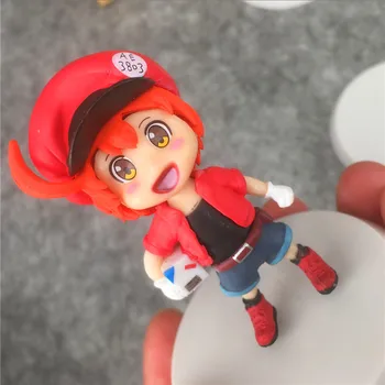 Anime Celic pri Delu Trombocitov Belih Krvnih Celic PVC Dejanje Slika Zbirateljske Dekoracijo Modela Igrača 6pcs/set