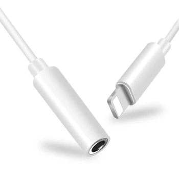 Osvetlitev 3.5 mm Audio Jack Adapter Kabel za iPhone X XR XS 11 12 Pro Max 8 7 6 6S Plus SE Stereo Adapter, Priključek za Slušalke