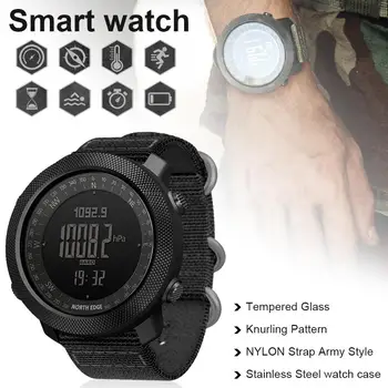 Moške Novo Severnem Robu Šport Digitalni Watch Ur Športih na Prostem, Tek, Plavanje Vojaške Multi-funkcijo Smart Watch Višinomer
