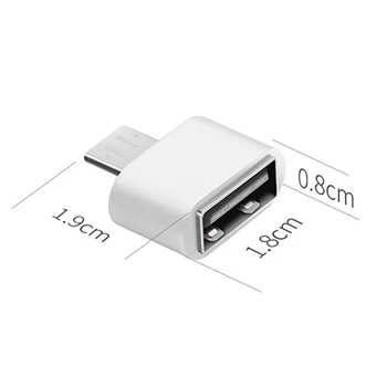 2pcs Prenosni Koristno Micro USB Moški Na USB 2.0 Ženski OTG Adapter Pretvornik Za Android Tablični RAČUNALNIK, Mobilni Telefon