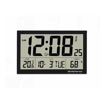 JIMEI H811H Digitalne Stenske Ure Velik LCD Zaslon Velik Mestno Alarm Temperatura Koledar Za Gospodinjstvo/Pisarniško Uporabo