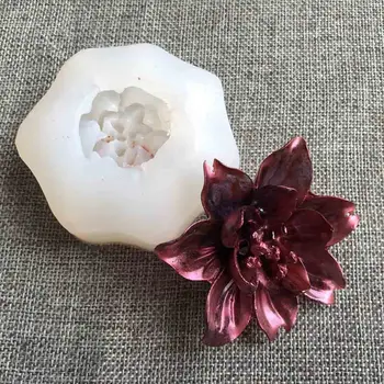 3D cvet silikonsko plesni UV epoksi smolo plesni se lahko uporablja za sladkarije nakit dekoracijo sveča izdelkov široke porabe