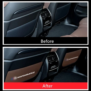 Avto Sedež Nazaj Škatla za Shranjevanje Varstvo Dekoracijo Nalepke Spremembe Pribor Za BMW X5 X7 3 Serije 5 530i G20 G30 G05 G07