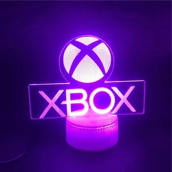 Igra XBOX Doma, Igre Najboljše darilo za Fanta LED Nočna Lučka USB Risanka Nadzor Otrok Valentinovo, Rojstni dan, Darila, Lučka