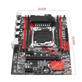 STROJNIK X99 Motherboard LGA2011-3 turbo Kombinirani Z Xeon E5 4620 V3 32GB 4*8G DDR4 Namizje RAM Set Komplet Mainboard X99-RS9