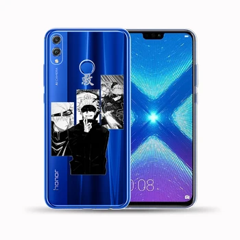 Jujutsu Kaisen Anime Srčkan Primeru Telefon Za Huawei Honor 30 9 10 20 10X Pro Lite 10i 20i 8X 9X Y9 NOVA 3 3I Mehki Silikonski Pokrov